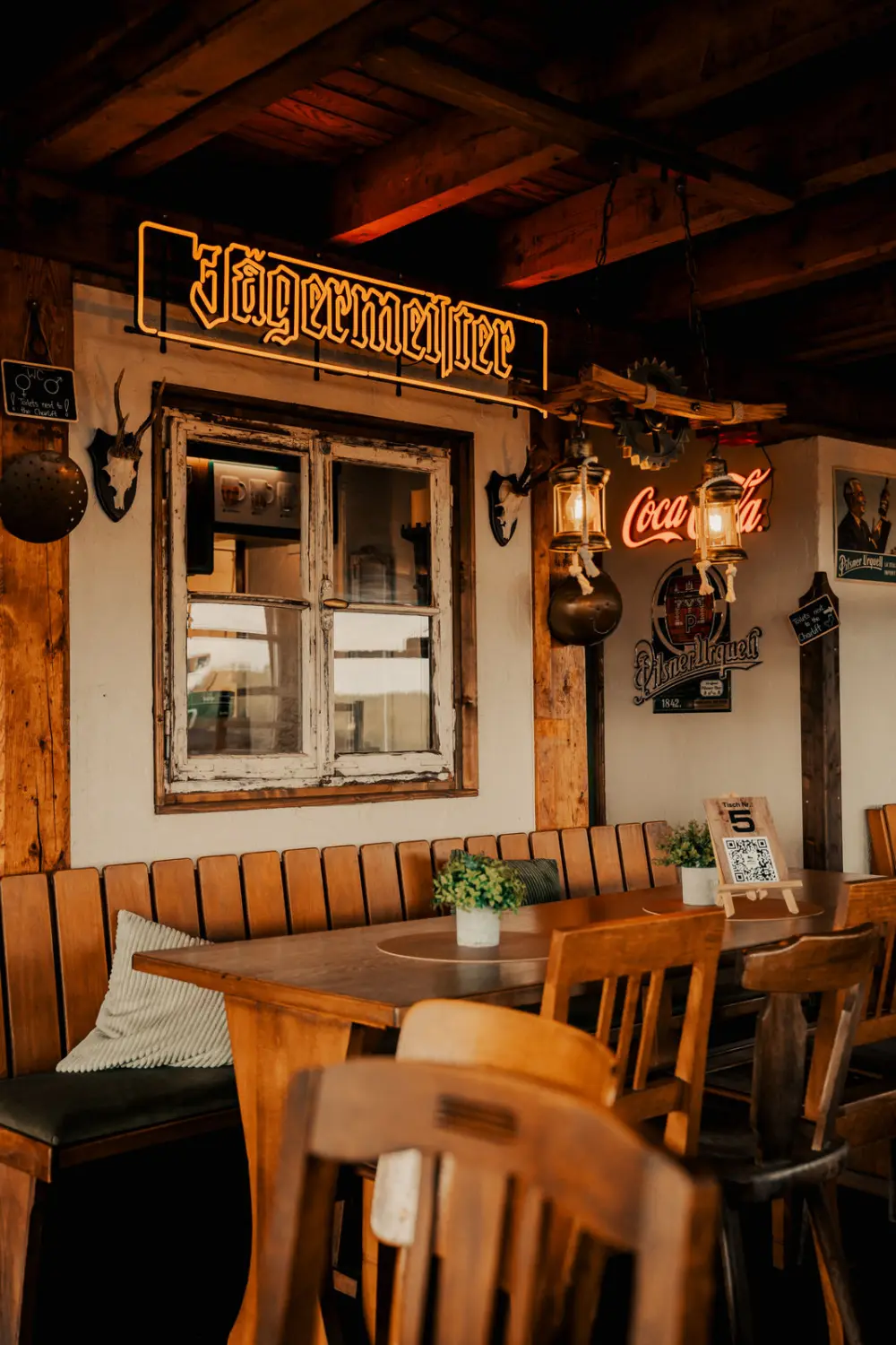 Fenster im Gastraum