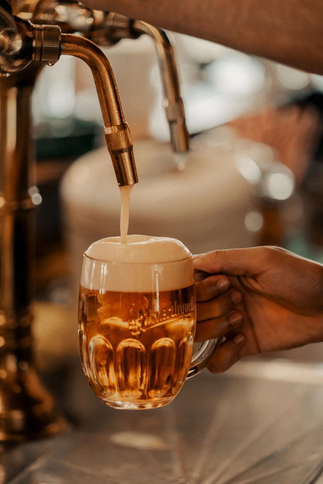 Frisch gezapftes Pilsner Urquell